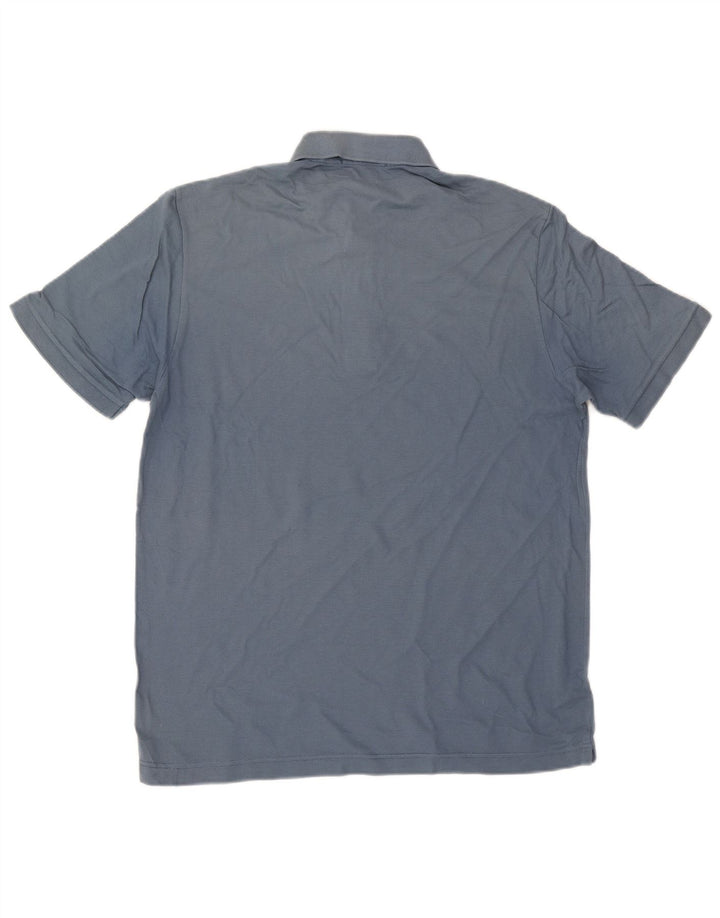 SERGIO TACCHINI Mens Milano Polo Shirt Medium Blue Cotton