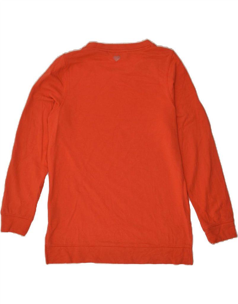 OASIS Womens Sweatshirt Jumper UK 10 Small Orange Viscose | Vintage Oasis | Thrift | Second-Hand Oasis | Used Clothing | Messina Hembry 