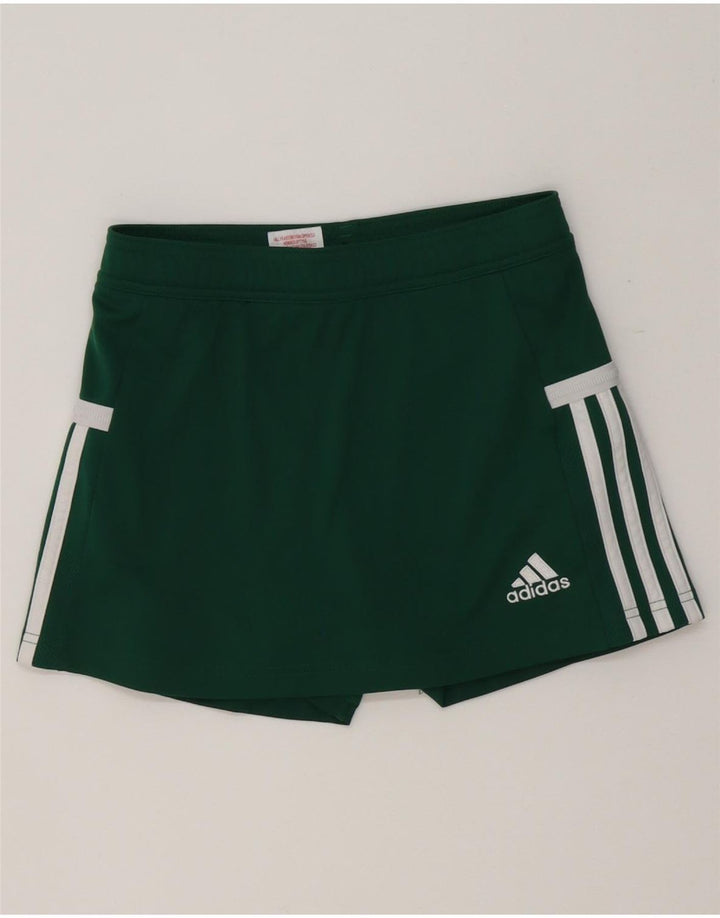 Adidas Girls Skort 11-12 Years Green Polyester