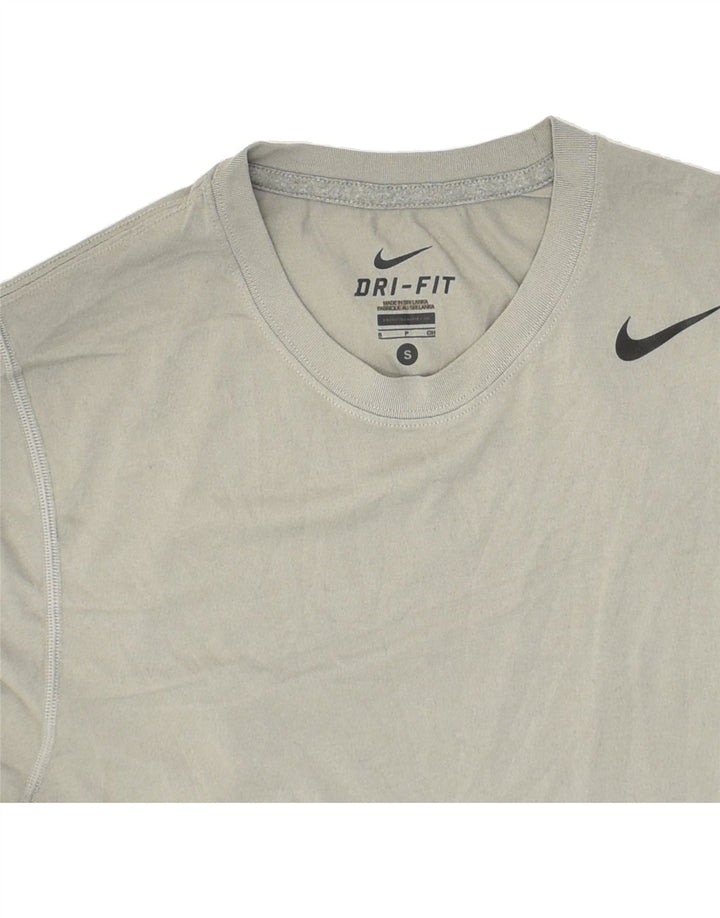 NIKE Mens Dri Fit T-Shirt Top Small Grey Polyester Vintage Nike and Second-Hand Nike from Messina Hembry 