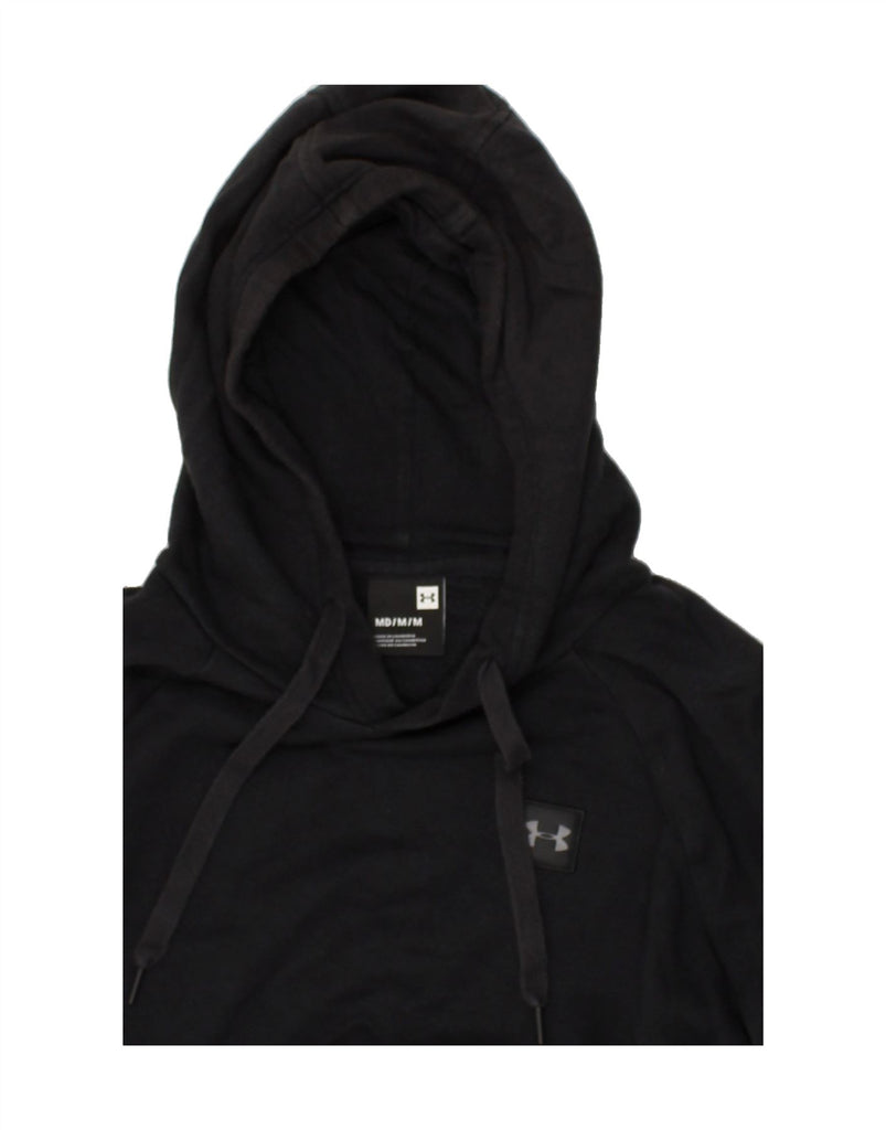 UNDER ARMOUR Mens Hoodie Jumper Medium Black Cotton | Vintage Under Armour | Thrift | Second-Hand Under Armour | Used Clothing | Messina Hembry 