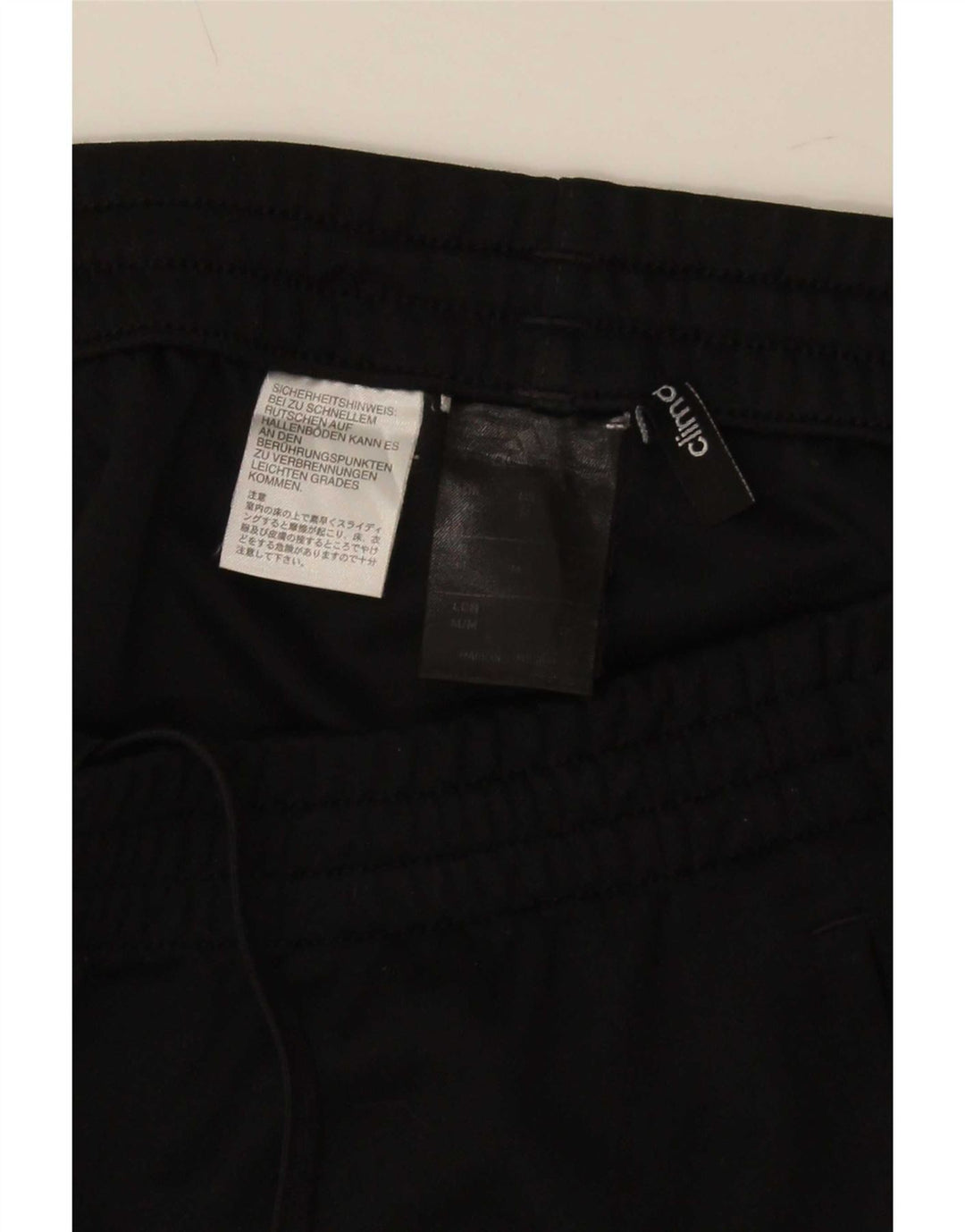 Adidas Mens Climalite Tracksuit Trousers Medium Black