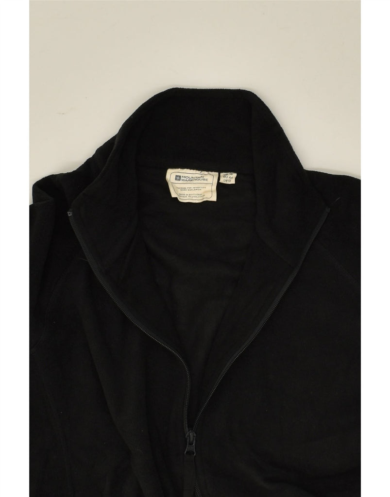 MOUNTAIN WAREHOUSE Womens Fleece Jacket UK 16 Large  Black Polyester | Vintage Mountain Warehouse | Thrift | Second-Hand Mountain Warehouse | Used Clothing | Messina Hembry 