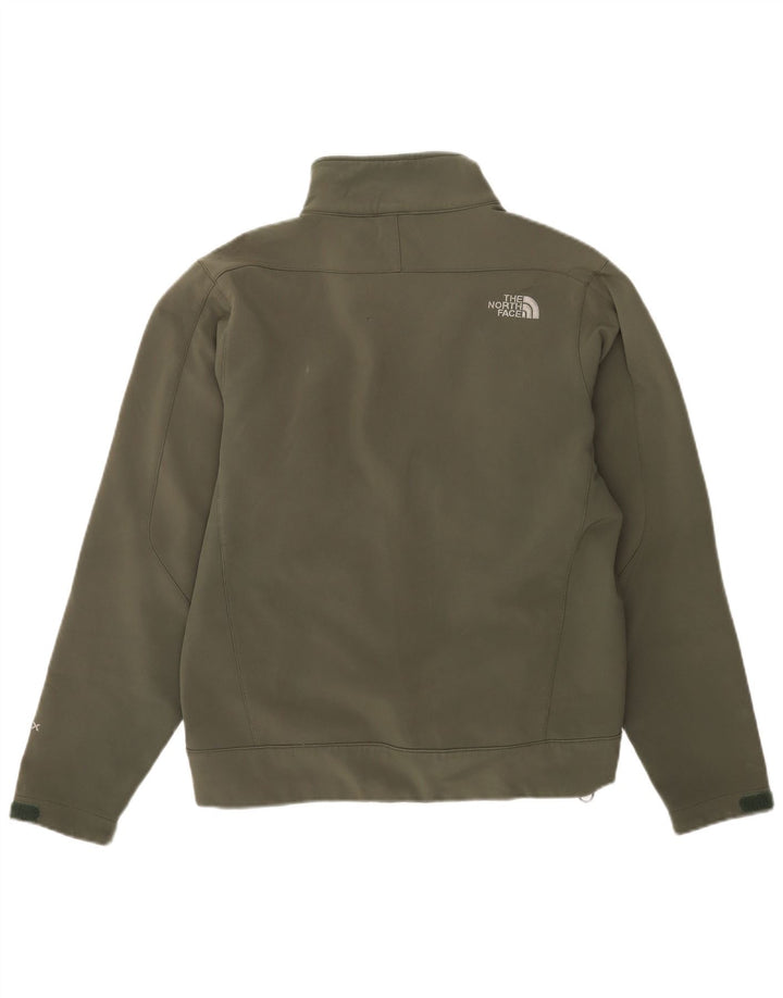 The North Face Mens Windbreaker Jacket UK 36 Small Khaki Polyester