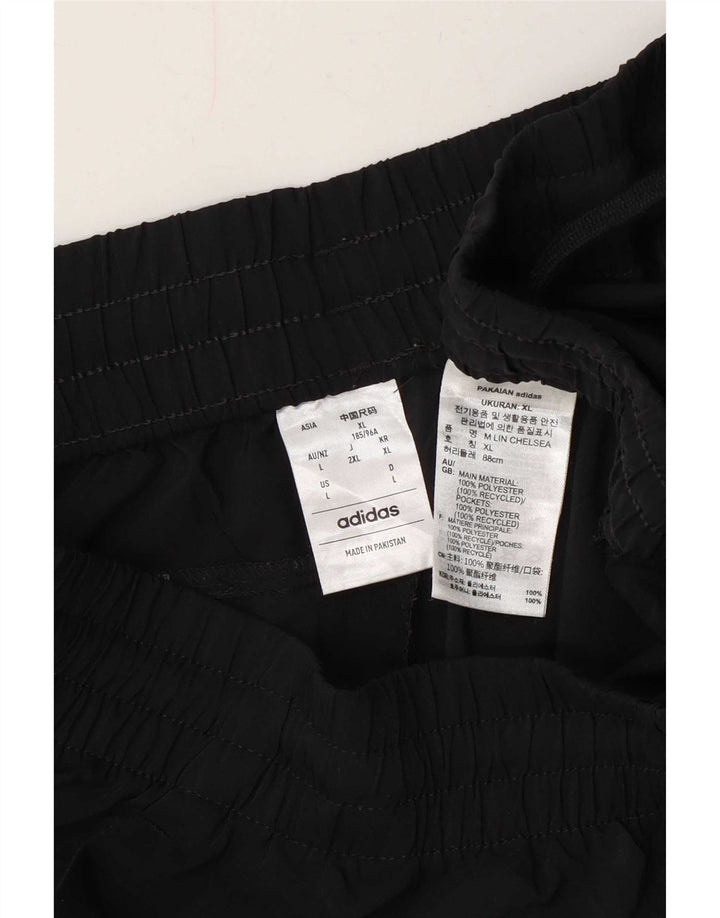 Adidas Mens Graphic Sport Shorts Large Black Polyester