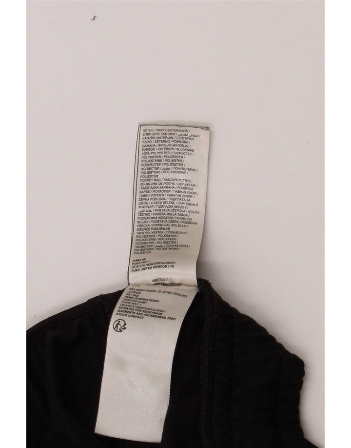 Puma Mens Tracksuit Trousers Joggers Medium Black Polyester
