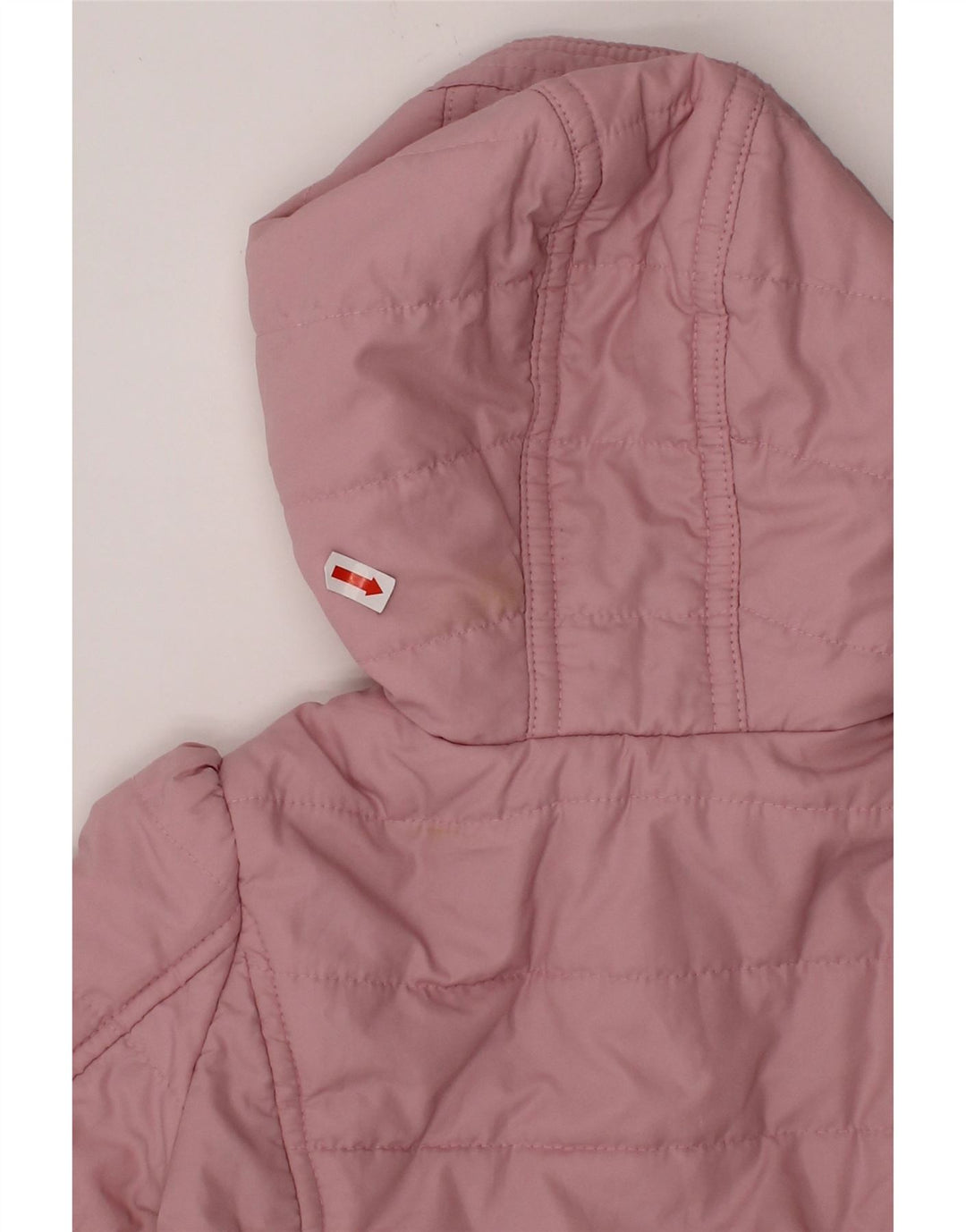 TOMMY HILFIGER Baby Girls Hooded Padded Jacket 12-18 Months Pink Polyester