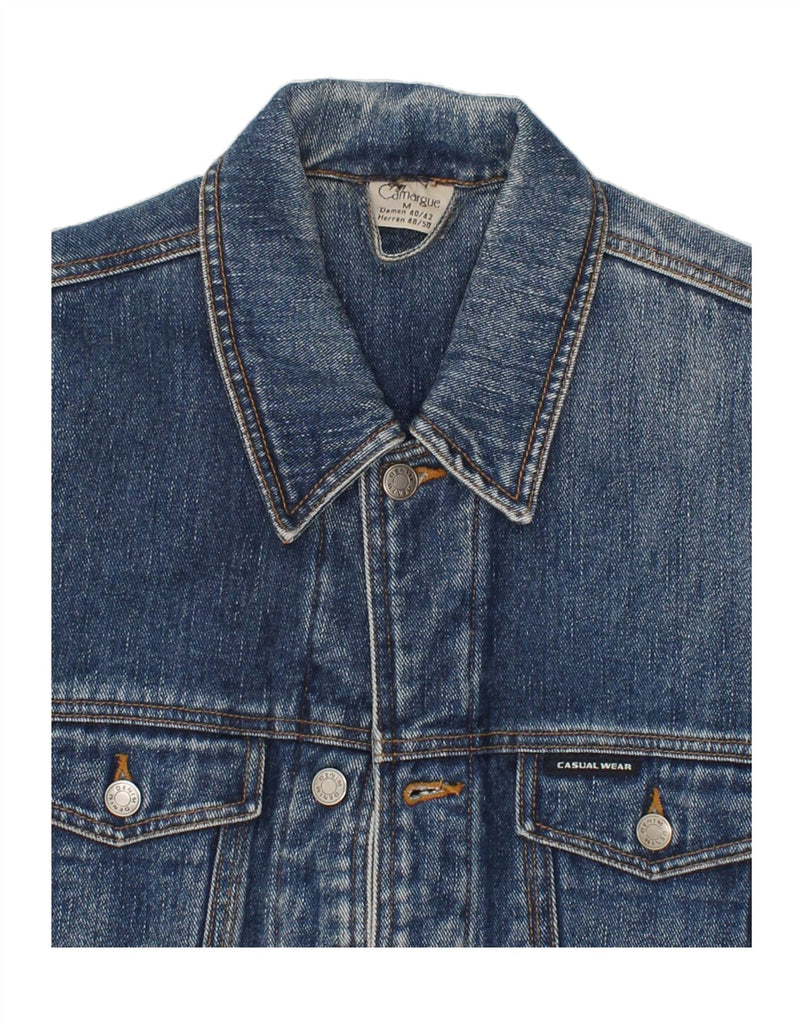 VINTAGE Mens Denim Jacket UK 38 Medium Blue Cotton Vintage Vintage and Second-Hand Vintage from Messina Hembry 