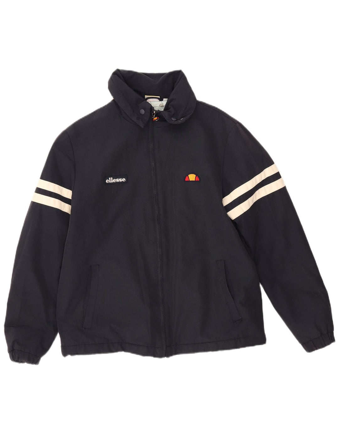 Ellesse Mens Bomber Jacket UK 36 Small Navy Blue