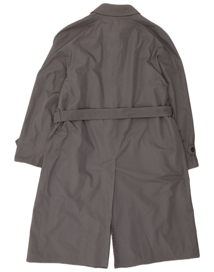 Blue Devil Mens Reversible Overcoat UK 38 Medium Grey