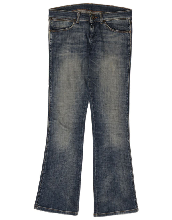 Wrangler Womens Megan Low Waist Bootcut Jeans W27 L32 Blue Cotton