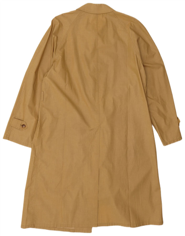 Vintage Mens Trench Coat UK 40 Large Beige