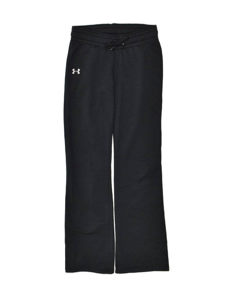 UNDER ARMOUR Womens Tracksuit Trousers UK 6 XS Black | Vintage Under Armour | Thrift | Second-Hand Under Armour | Used Clothing | Messina Hembry 