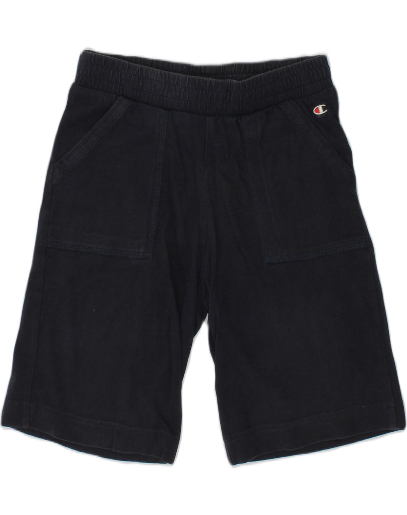 CHAMPION Boys Sport Shorts 3-4 Years 2XS Navy Blue Cotton | Vintage Champion | Thrift | Second-Hand Champion | Used Clothing | Messina Hembry 