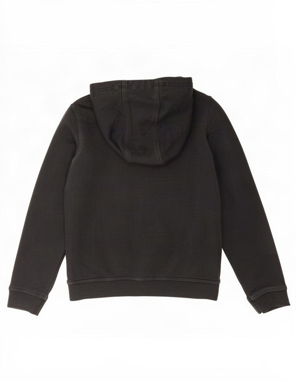 Nike Boys Graphic Hoodie Jumper 13-14 Years XL Black Cotton