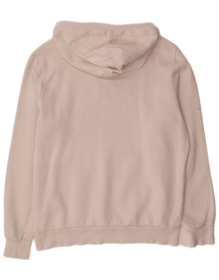 PUMA Mens Hoodie Jumper Medium White Cotton