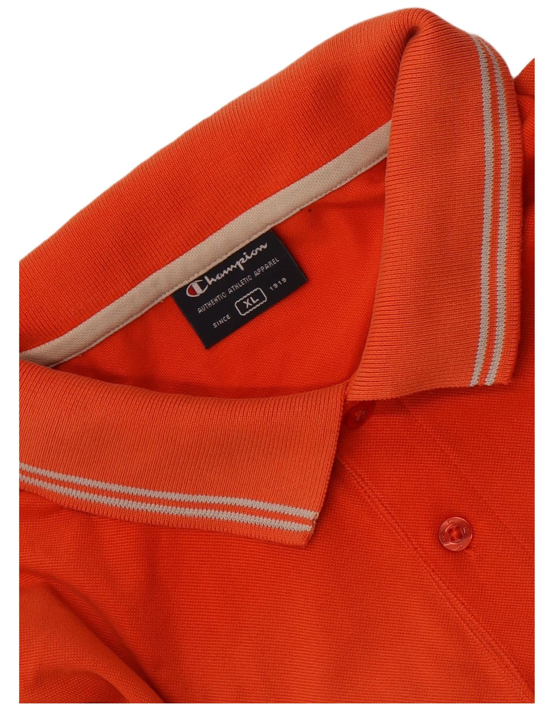 Champion Mens Polo Shirt XL Orange
