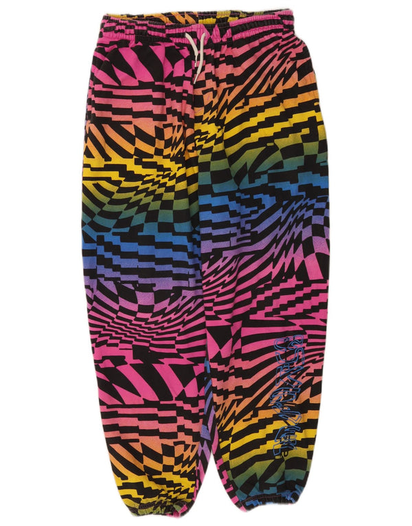 Quiksilver Girls Graphic Tracksuit Trousers Joggers 13-14 Years Large Multi