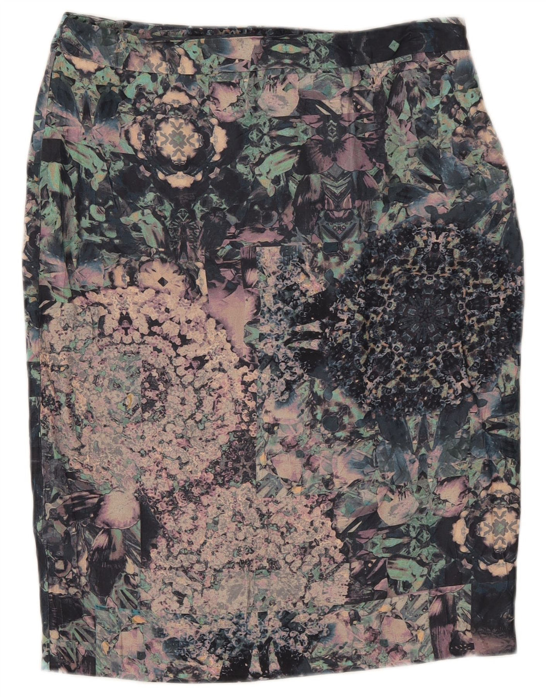 Marks & Spencer Womens Pencil Skirt UK 12 Medium W30 Multicoloured