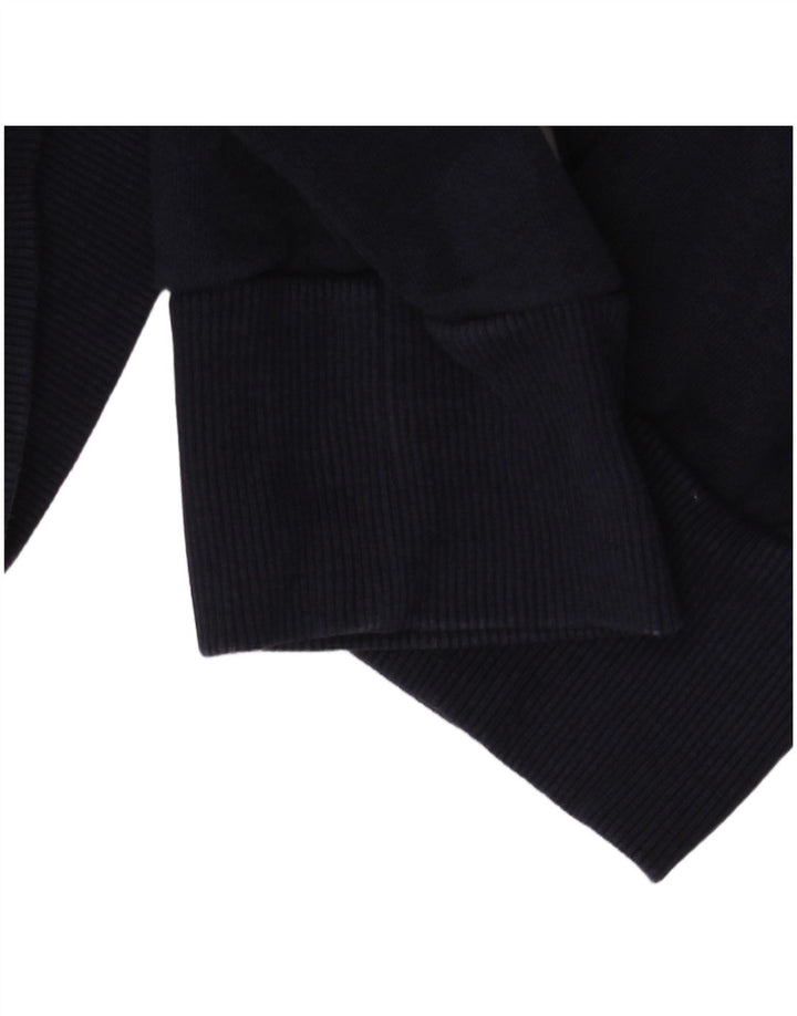 Jack & Jones Mens Graphic Sweatshirt Jumper Large Navy Blue Cotton