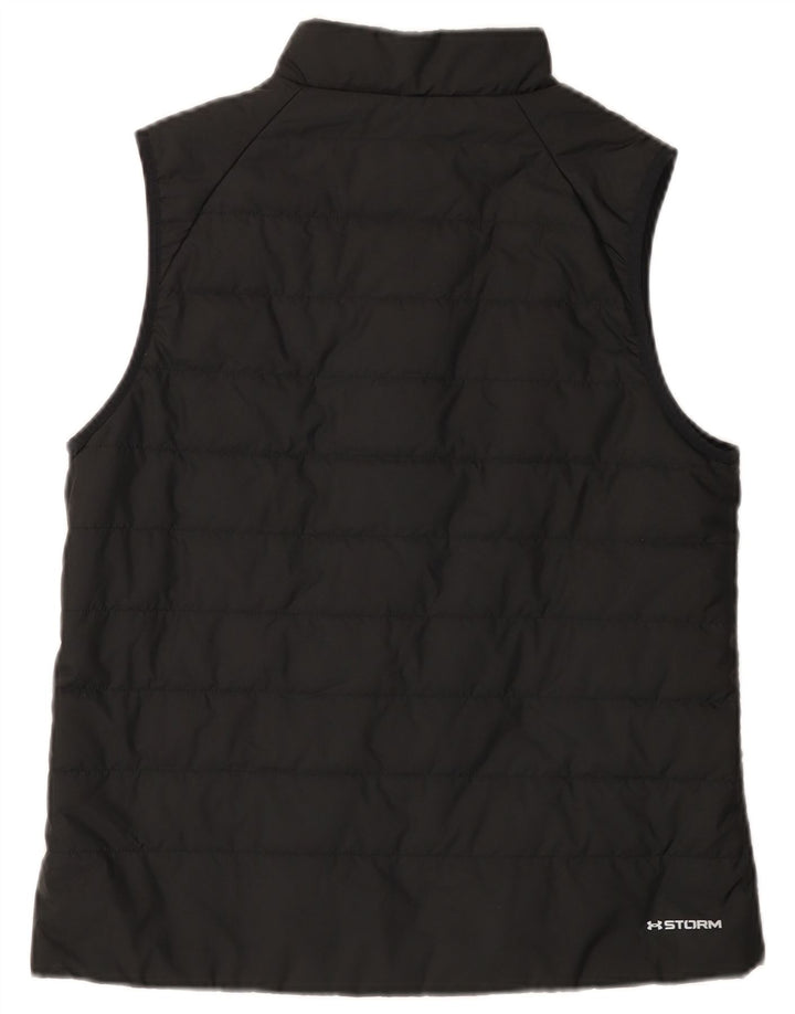 Under Armour Womens Padded Gilet UK 14 Medium Black Polyester