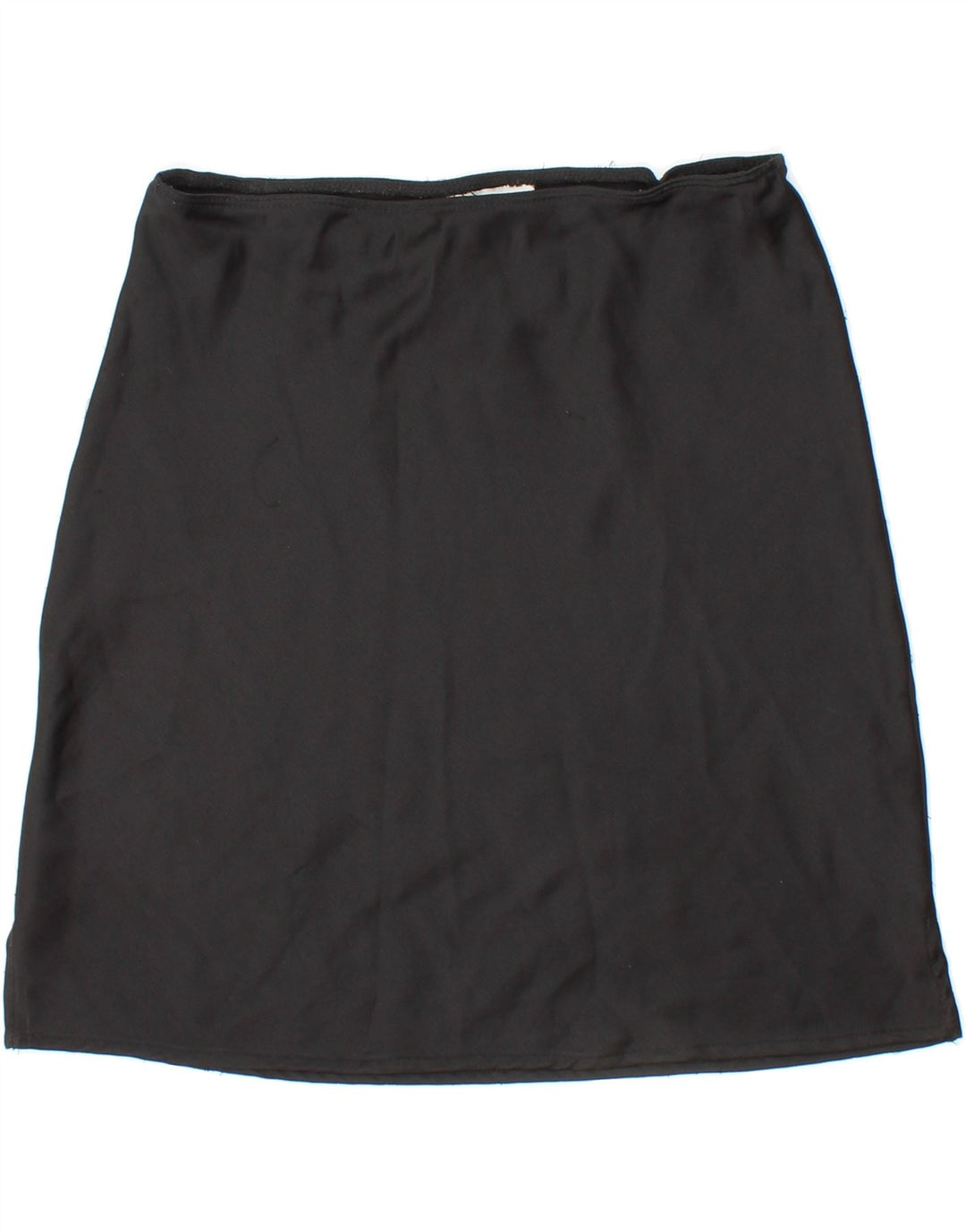 TOPSHOP Womens A-Line Skirt UK 8 Small Black Polyester Vintage Topshop and Second-Hand Topshop from Messina Hembry 