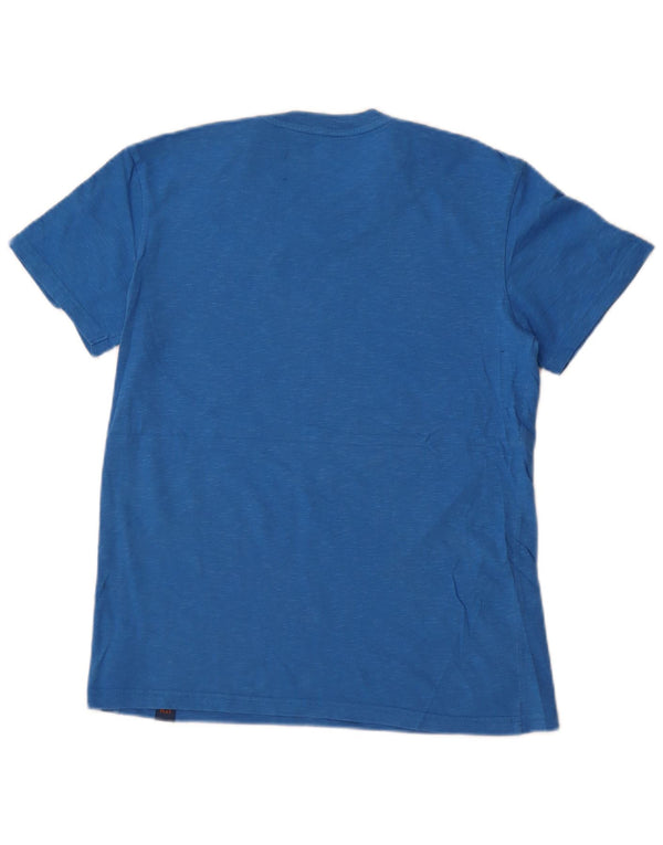 Lee Boys Regular Fit Graphic T-Shirt Top 11-12 Years Blue Cotton