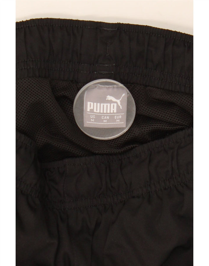 Puma Mens Tracksuit Trousers Joggers Medium  Black Polyester