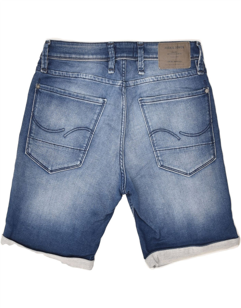 JACK & JONES Mens Regular Fit Denim Shorts Small W28 Blue Cotton | Vintage Jack & Jones | Thrift | Second-Hand Jack & Jones | Used Clothing | Messina Hembry 