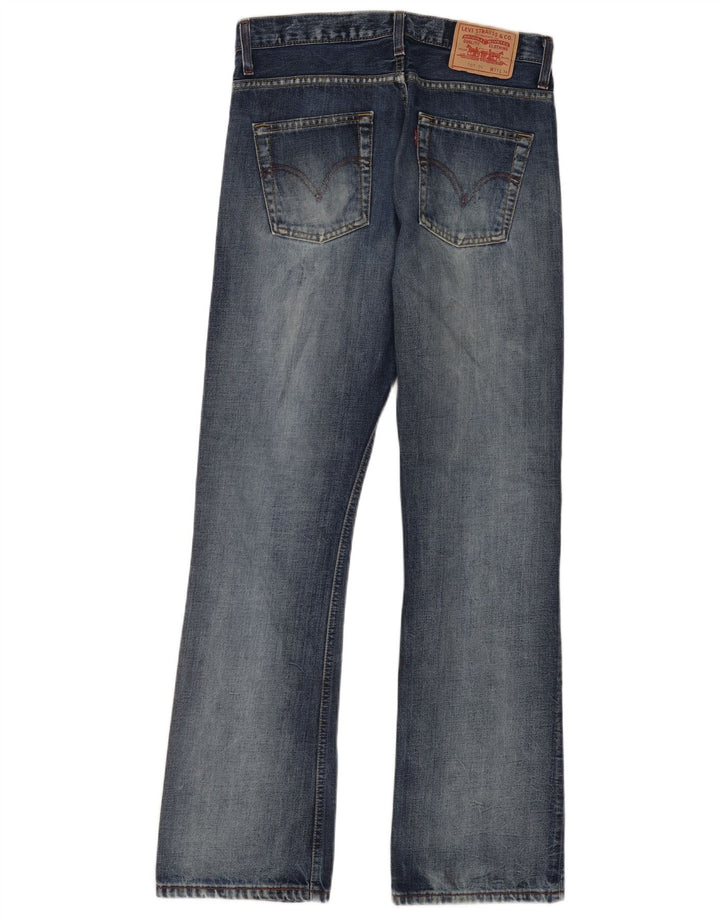 Levi's Mens 507 Bootcut Jeans W31 L34 Blue Cotton