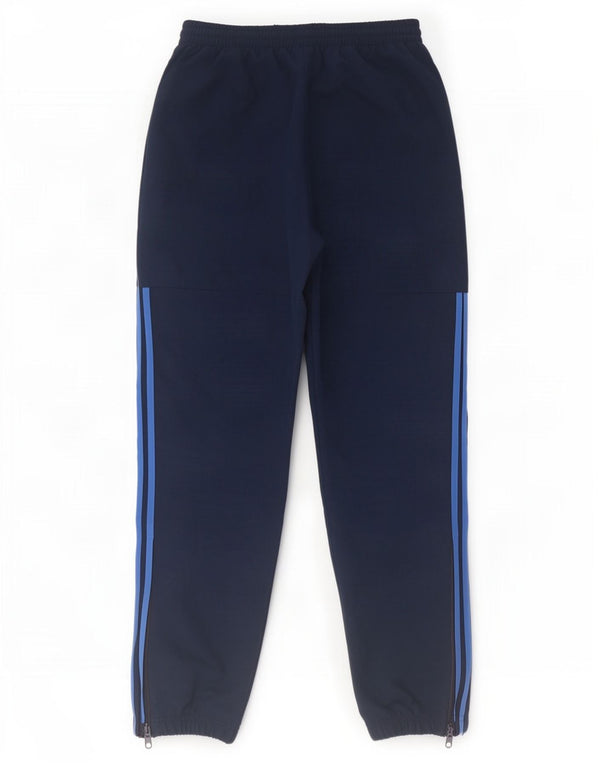 Adidas Mens Tracksuit Trousers Joggers Small Navy Blue Polyester