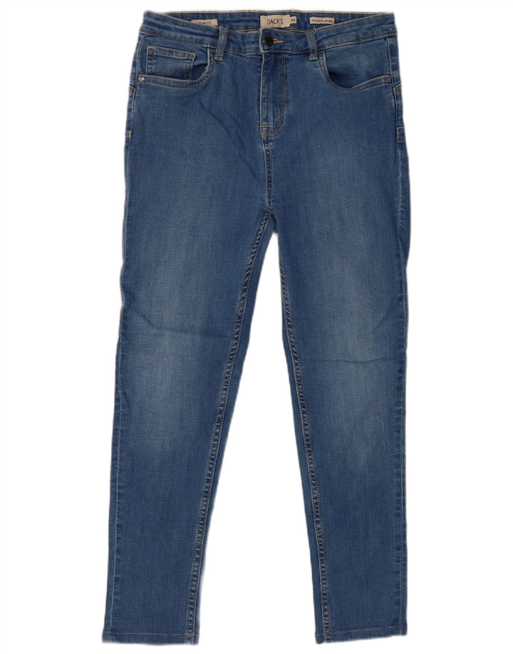 Dack's Mens Cropped Slim Jeans EU 46 Small W30 L26 Blue Cotton