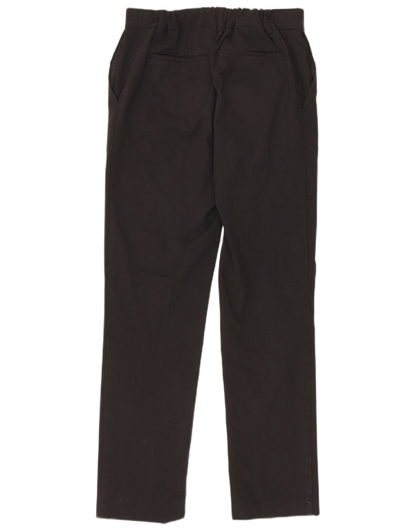 Marks & Spencer Boys Straight Chino Trousers 15-16 Years W32 L29 Black