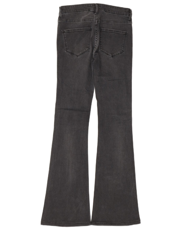 Zara Womens Flared Jeans EU 34 2XS W24 L30 Grey