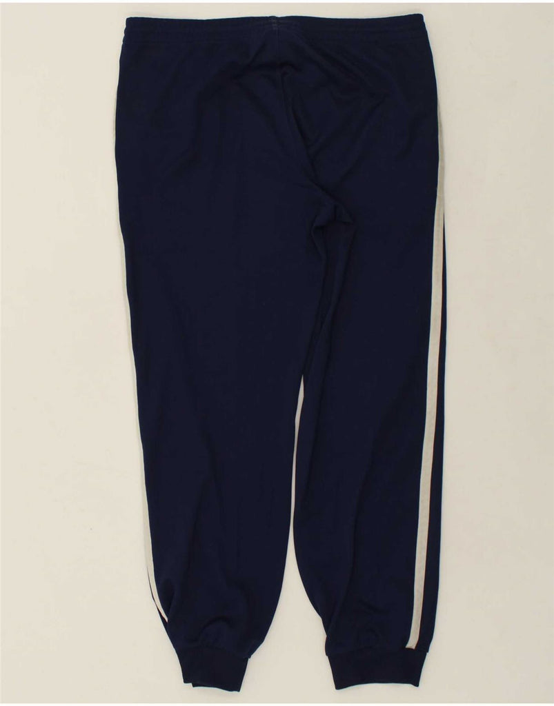 ADIDAS Mens Climawarm Tracksuit Trousers Joggers Large Navy Blue Polyester Vintage Adidas and Second-Hand Adidas from Messina Hembry 