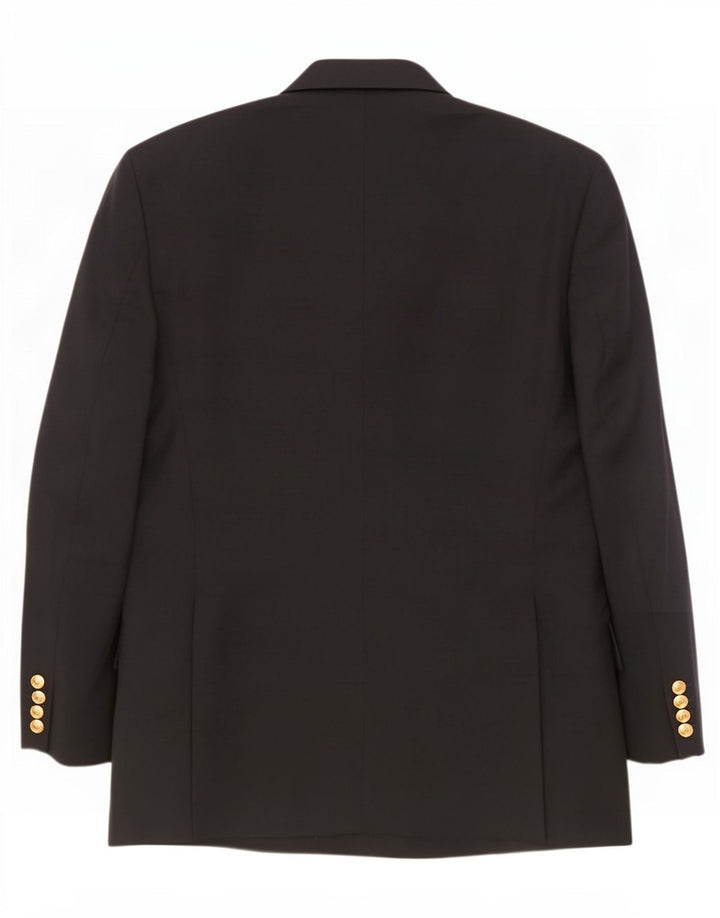Valentino Mens Double Breasted Blazer Jacket UK 38 Medium Navy Blue
