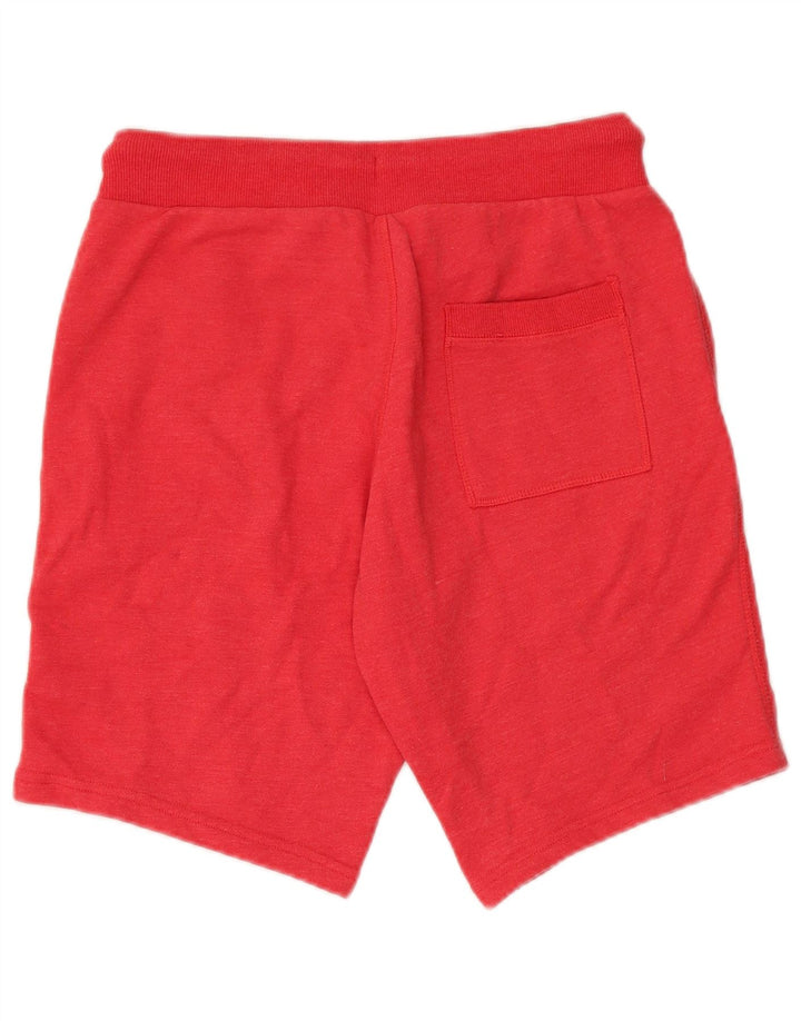 Superdry Mens Sport Shorts Medium  Red Cotton