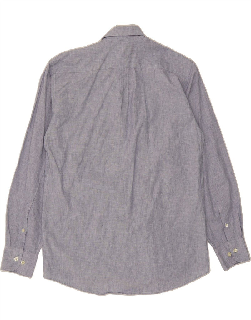 PIERRE CARDIN Mens Shirt Medium Blue Cotton Vintage Pierre Cardin and Second-Hand Pierre Cardin from Messina Hembry 