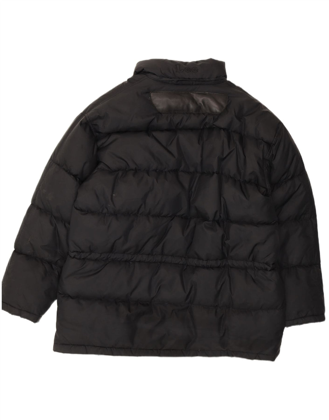 Lee Mens Padded Jacket UK 40 Large Black Polyester