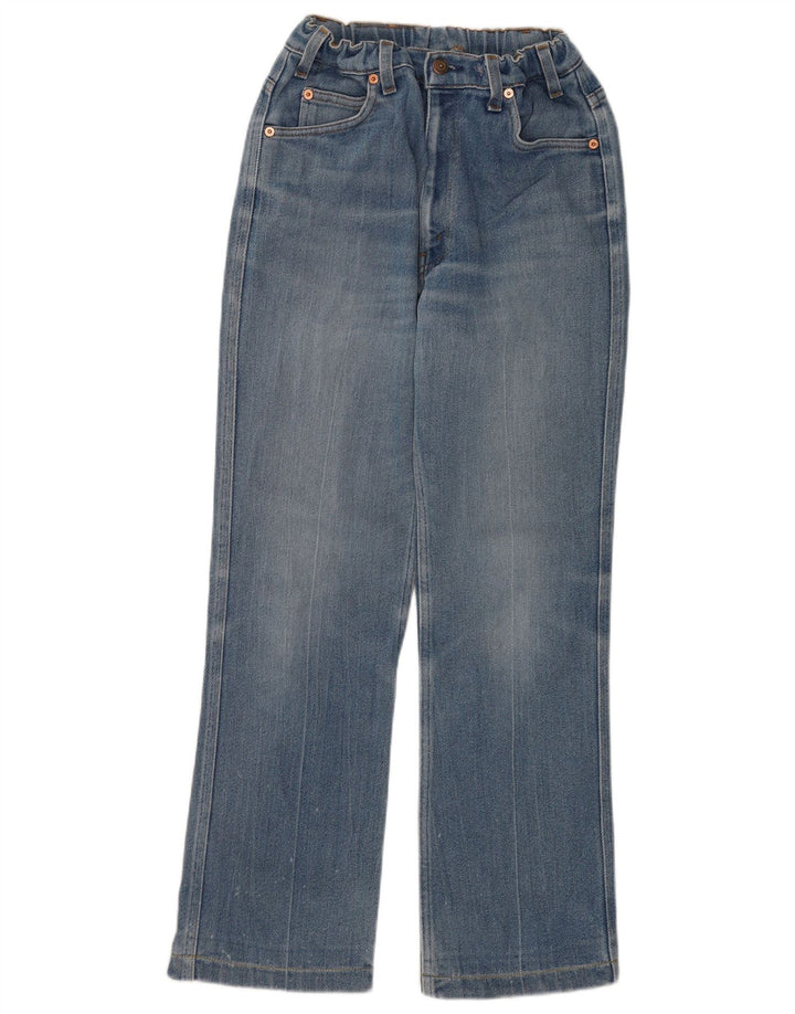 LEVI'S Womens Sta-Prest Straight Jeans W28 L29 Blue Cotton