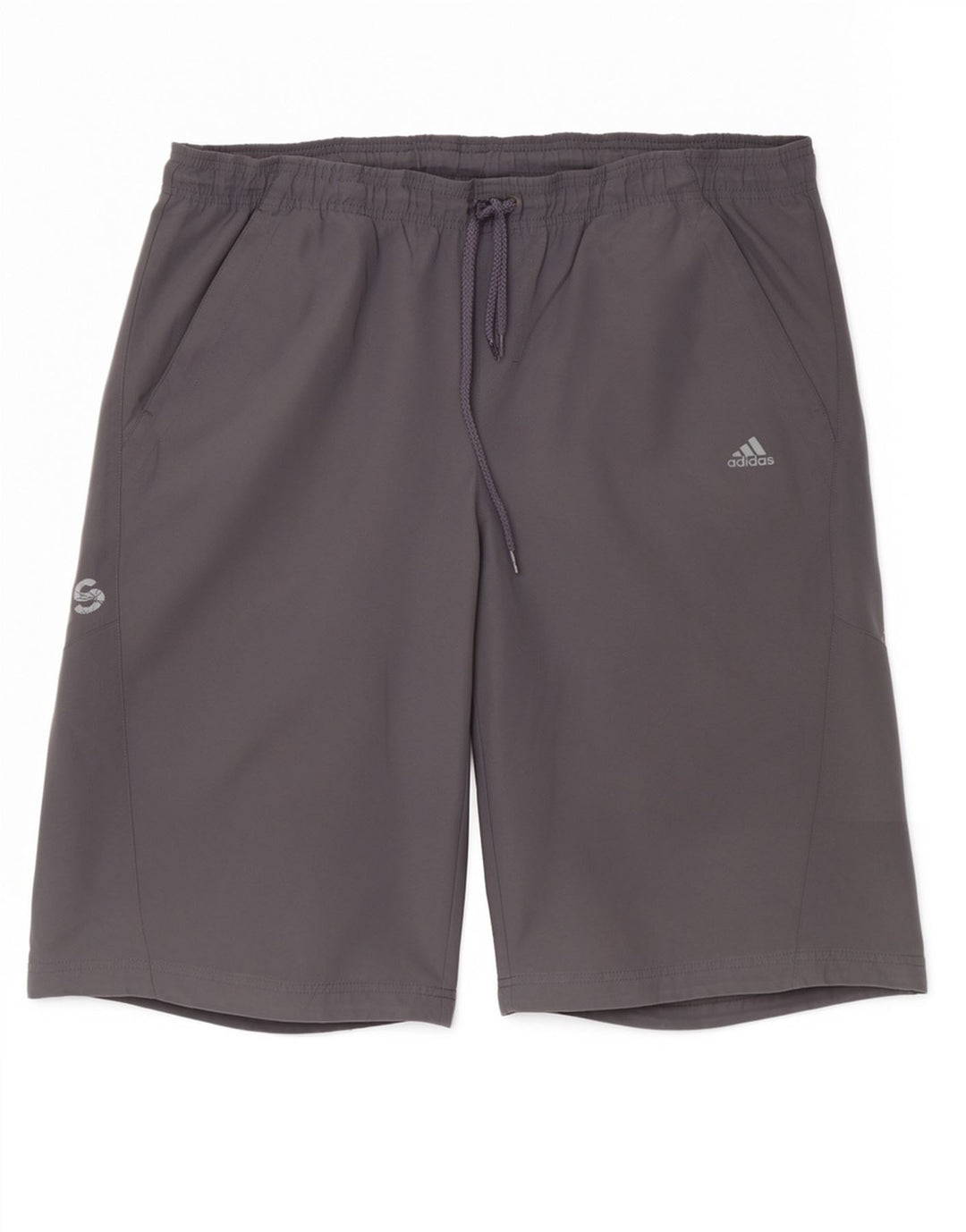 Adidas Mens Graphic Sport Shorts Large Grey Polyester Sports