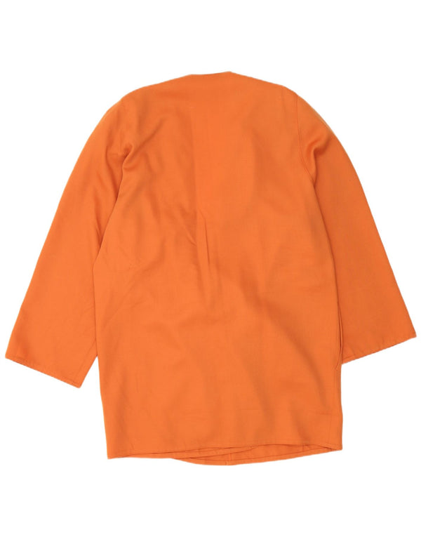Vertice Womens Longline Oversized Cardigan Top IT 42 Medium Orange
