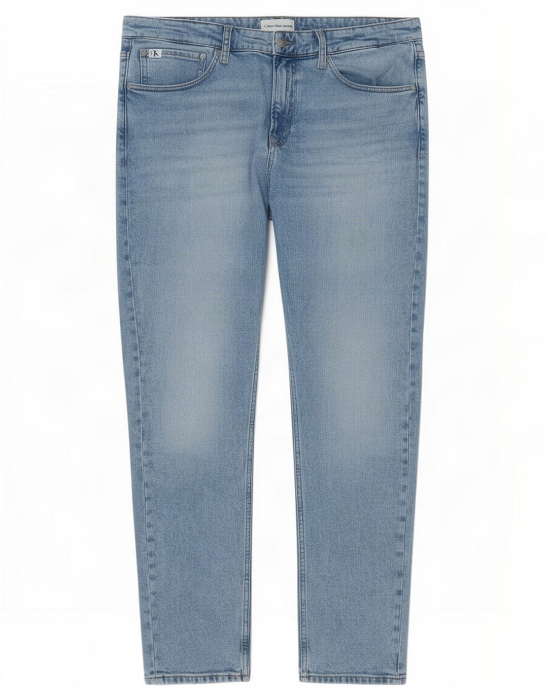 Calvin Klein Mens Slim Jeans W38 L32 Blue Cotton