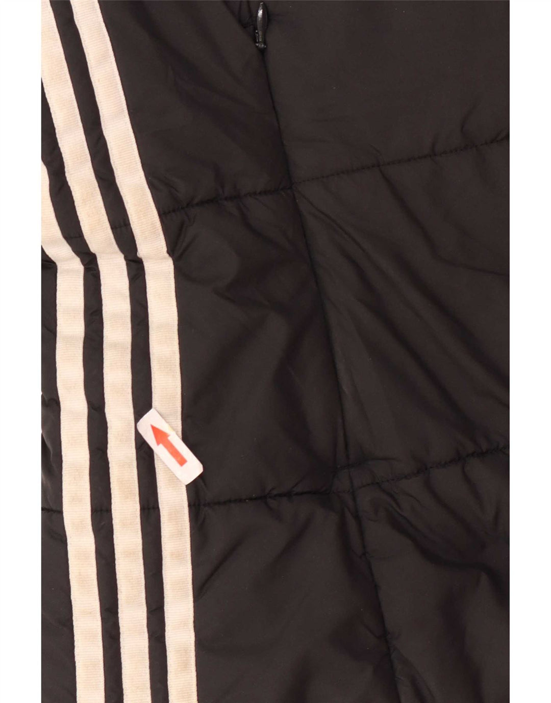 Adidas Womens Hooded Padded Jacket UK 14 Medium Black