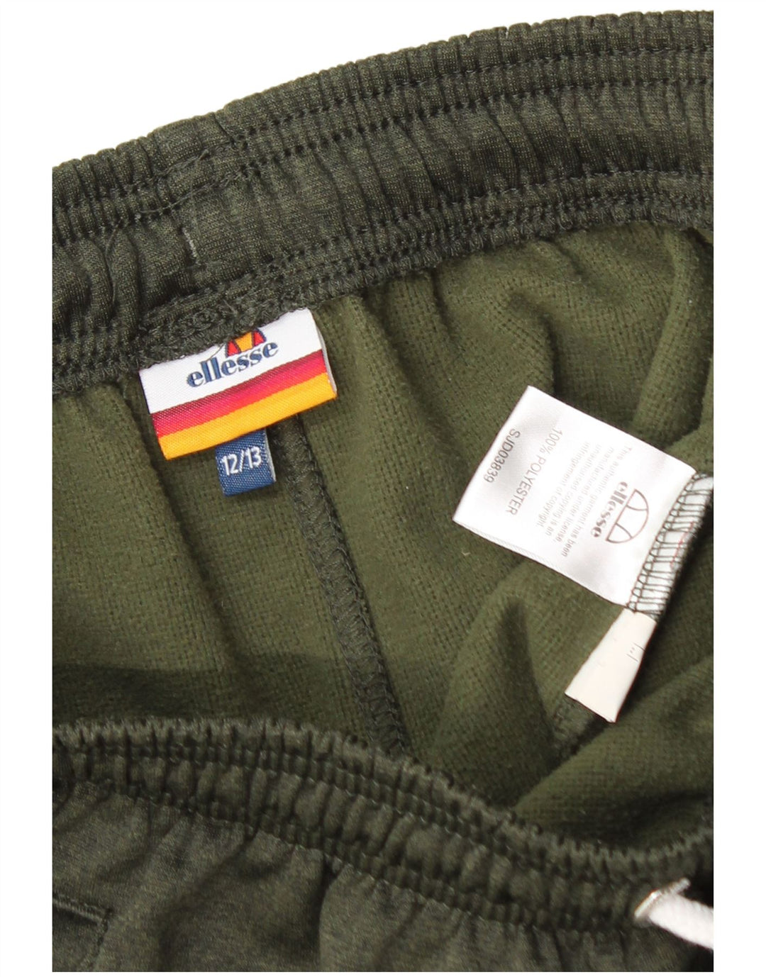 Ellesse Boys Sport Shorts 12-13 Years Khaki Polyester