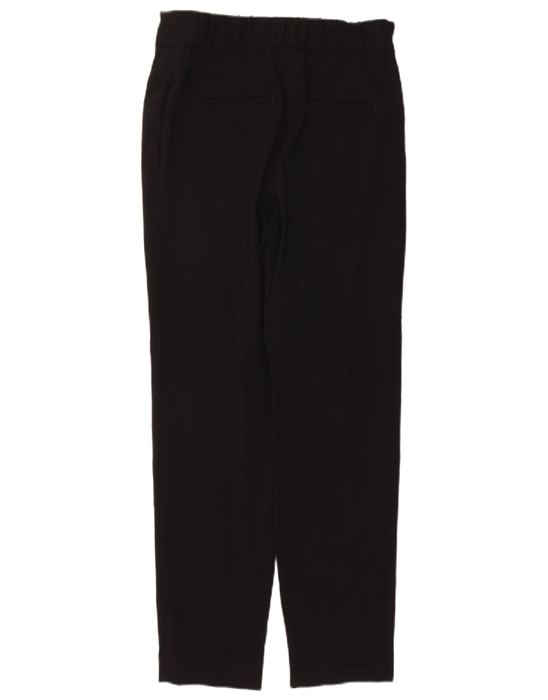 MASSIMO DUTTI Womens High Waist Casual Trousers EU 36 XS W26 L27 Black