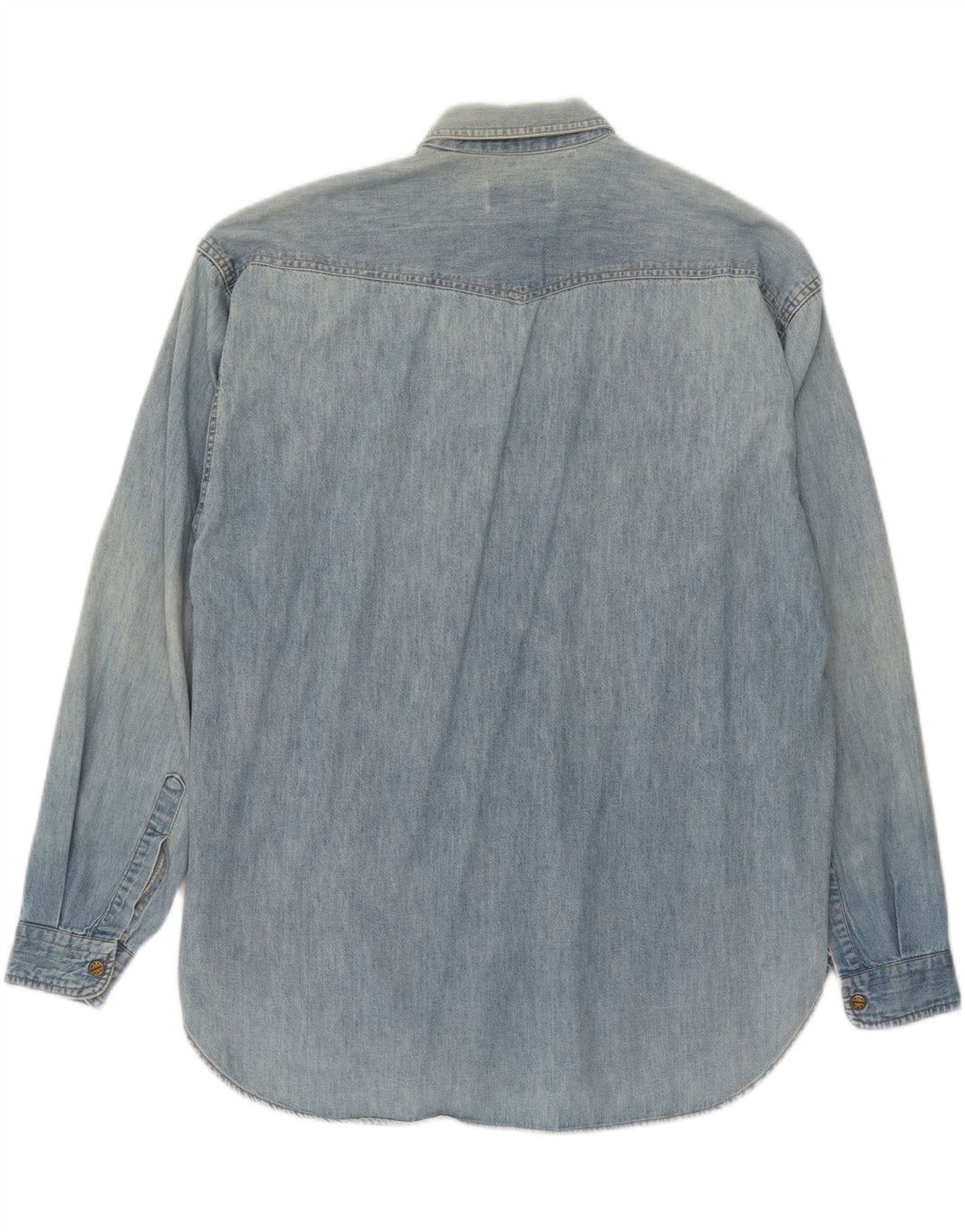 CASUCCI Mens Denim Shirt Medium Blue Vintage Casucci and Second-Hand Casucci from Messina Hembry 