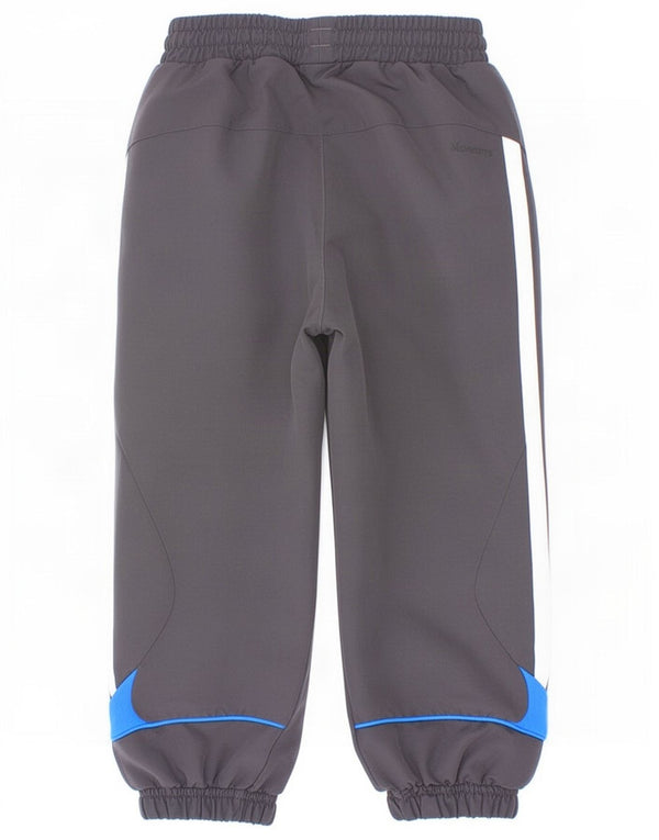 Adidas Boys Tracksuit Trousers Joggers 2-3 Years Black Colourblock
