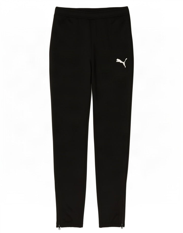 Puma Boys Tracksuit Trousers 13-14 Years Black Polyester