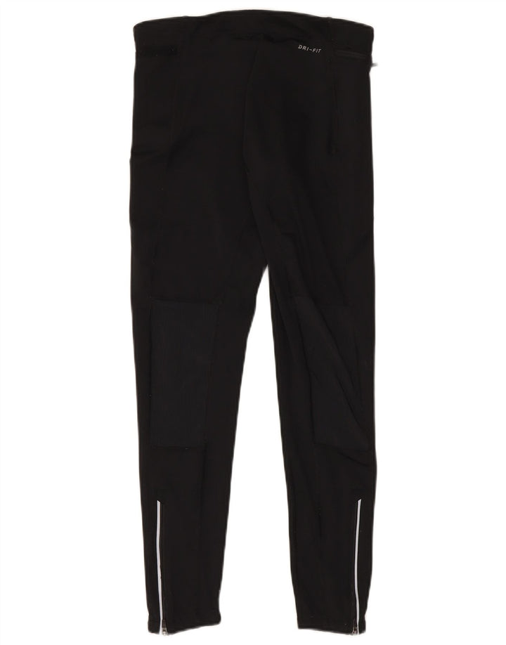 Nike Womens Leggings UK 10 Small Black Polyester